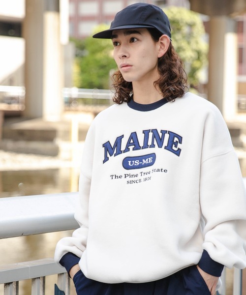 WEGO(ウィゴー)の「WEGO/リンガーフリースグラフィックプルオーバー(スウェット・メンズ・ブラック/ブラウン/オフホワイト・MEDIUM/LARGE)」の21枚目の写真