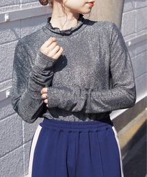 tiptop | 【4色展開】ラメハイネックロンT(Tシャツ/カットソー)