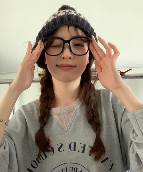 Vipoa（ヴィポア）の「NORDIC RETRO WOOL KNIT CAP（ニットキャップ/ビーニー・レディース・ブラック系その他/ブラウン/ベージュ・FREE）」の12枚目の写真