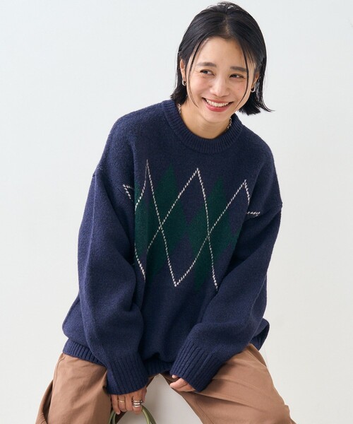 FREAK'S STORE（フリークスストア）の「ビッグ アーガイルニット/プル
