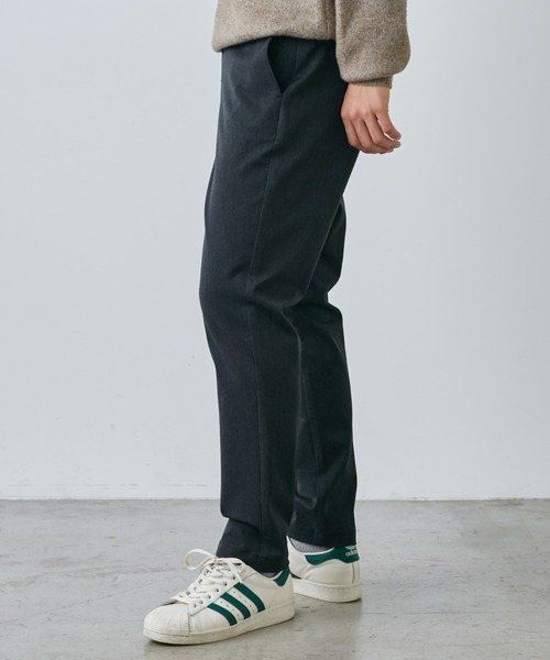 CIAOPANIC TYPY(チャオパニックティピー)の「ジャージーライクスラックスストレッチパンツ(スラックス・メンズ・ブラック/ネイビー/ブラウン/カーキ/グレー・SMALL/MEDIUM/LARGE/X-LARGE)」の8枚目の写真