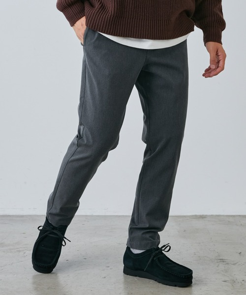 CIAOPANIC TYPY(チャオパニックティピー)の「ジャージーライクスラックスストレッチパンツ(スラックス・メンズ・ブラック/ネイビー/ブラウン/カーキ/グレー・SMALL/MEDIUM/LARGE/X-LARGE)」の12枚目の写真