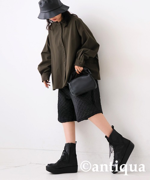 antiqua(アンティカ)の「立体凹凸柄ハーフパンツ(その他パンツ・レディース・ブラック・FREE)」の7枚目の写真