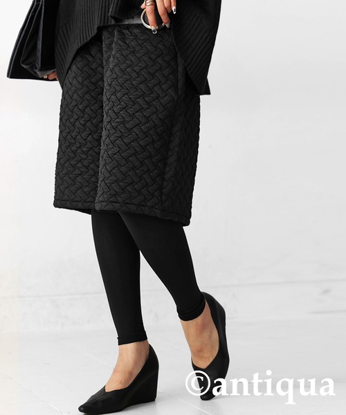 antiqua(アンティカ)の「立体凹凸柄ハーフパンツ(その他パンツ・レディース・ブラック・FREE)」の10枚目の写真