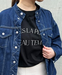 un dix cors | ラウンドロゴロンTEE(Tシャツ/カットソー)