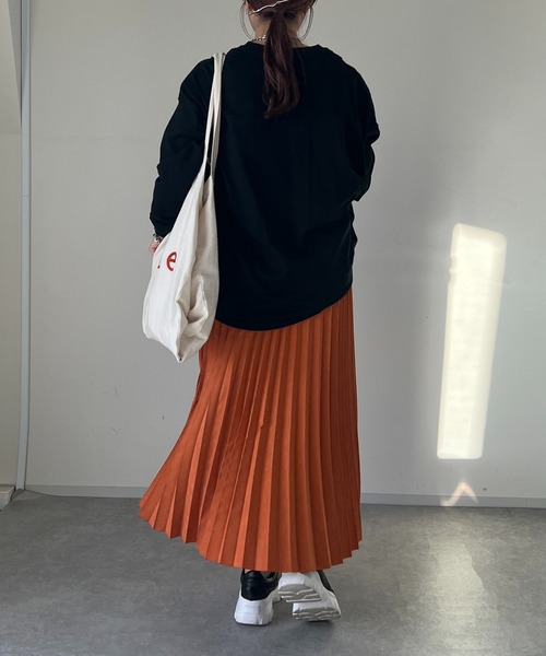 un dix cors(アンディコール)の「ラウンドロゴロンT(Tシャツ/カットソー・レディース・ブラック/オフホワイト・FREE)」の21枚目の写真