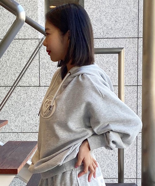 ROXY(ロキシー)の「ROXY/ロキシー パーカー プルオーバーフーディー セットアップ RPO241062(パーカー・レディース・グレー/ライトブルー/ホワイト・M/L)」の17枚目の写真