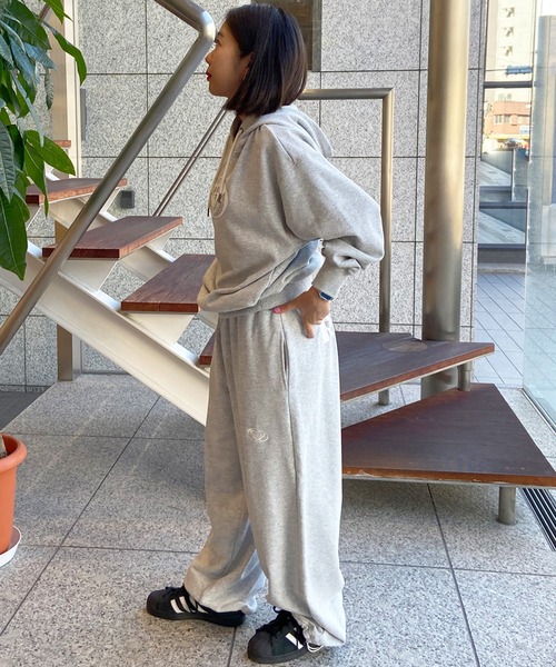 ROXY(ロキシー)の「ROXY/ロキシー パーカー プルオーバーフーディー セットアップ RPO241062(パーカー・レディース・グレー/ライトブルー/ホワイト・M/L)」の21枚目の写真