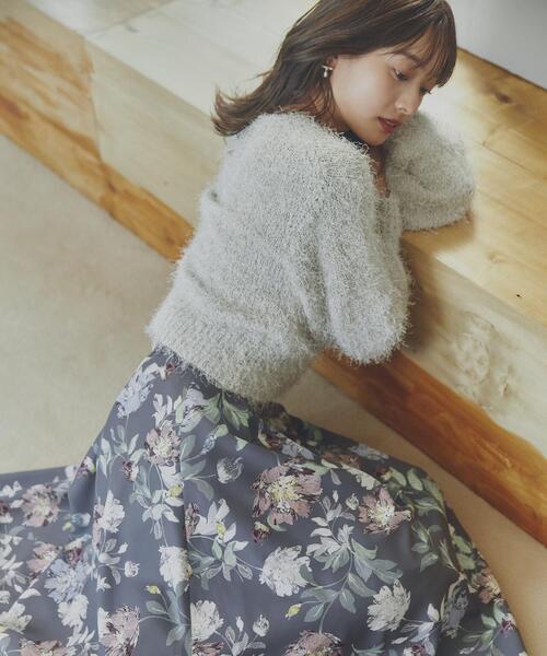 PROPORTION BODY DRESSING（プロポーションボディドレッシング）の「フェザーニット / 1214170103（ニット/セーター・レディース・グレー/ホワイト/ピンク・FREE）」の9枚目の写真