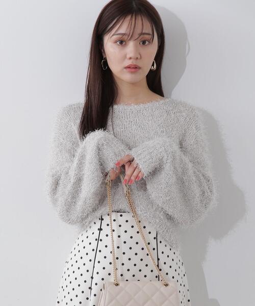 PROPORTION BODY DRESSING（プロポーションボディドレッシング）の「フェザーニット / 1214170103（ニット/セーター・レディース・グレー/ホワイト/ピンク・FREE）」の14枚目の写真