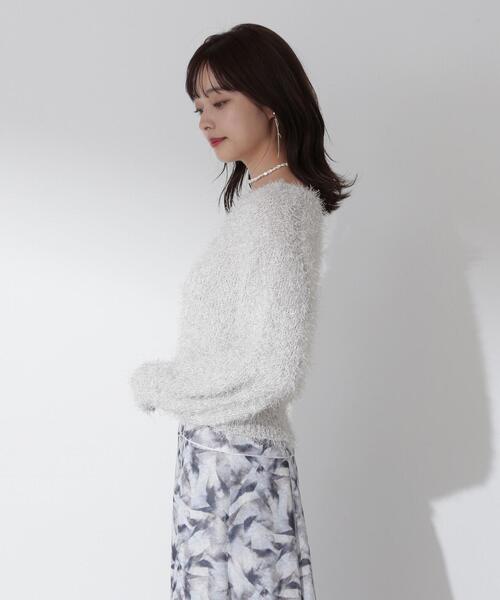 PROPORTION BODY DRESSING（プロポーションボディドレッシング）の「フェザーニット / 1214170103（ニット/セーター・レディース・グレー/ホワイト/ピンク・FREE）」の11枚目の写真