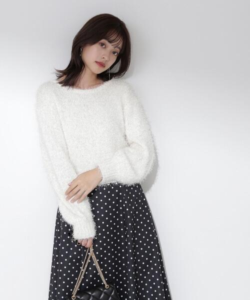 PROPORTION BODY DRESSING（プロポーションボディドレッシング）の「フェザーニット / 1214170103（ニット/セーター・レディース・グレー/ホワイト/ピンク・FREE）」の12枚目の写真