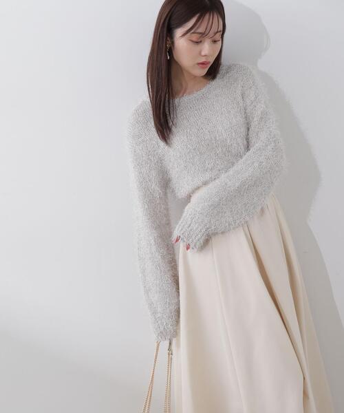 PROPORTION BODY DRESSING（プロポーションボディドレッシング）の「フェザーニット / 1214170103（ニット/セーター・レディース・グレー/ホワイト/ピンク・FREE）」の21枚目の写真