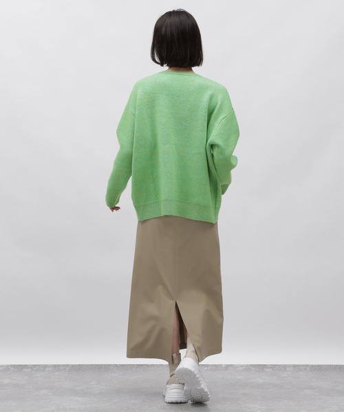 LAKOLE（ラコレ）の「7ゲージロゴジャガードニット / 995725（ニット/セーター・レディース・ライトグリーン/グレー/アイボリー・SMALL/MEDIUM）」の17枚目の写真