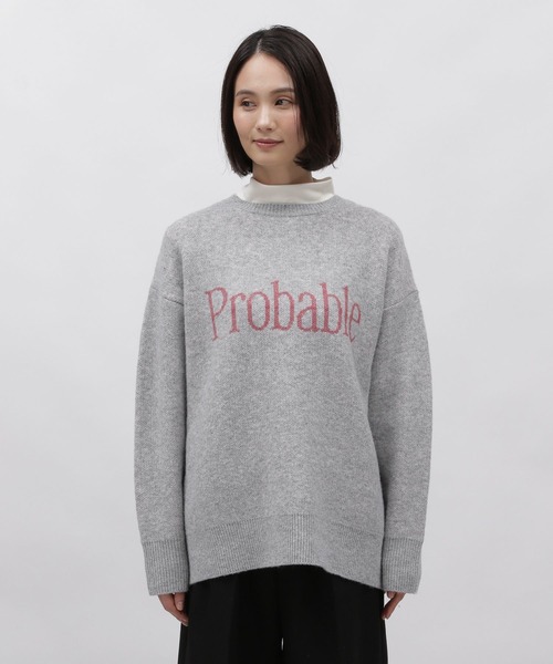 LAKOLE（ラコレ）の「7ゲージロゴジャガードニット / 995725（ニット/セーター・レディース・ライトグリーン/グレー/アイボリー・SMALL/MEDIUM）」の20枚目の写真