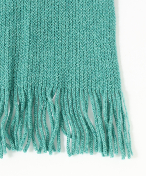 ROBERT MACKIE(ロバートマッキー)の「【ROBERT MACKIE / ロバートマッキー】 Warp Muffler(マフラー・メンズ・チャコールグレー/オレンジ/モスグリーン・FREE)」の16枚目の写真