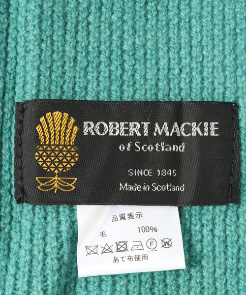 ROBERT MACKIE(ロバートマッキー)の「【ROBERT MACKIE / ロバートマッキー】 Warp Muffler(マフラー・メンズ・チャコールグレー/オレンジ/モスグリーン・FREE)」の17枚目の写真
