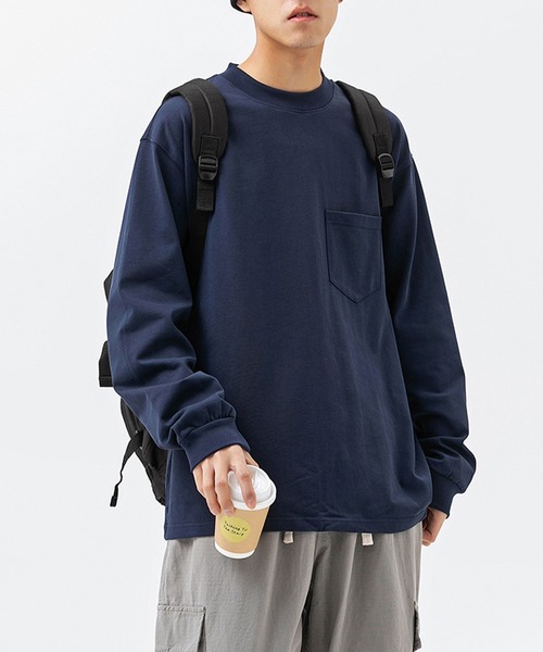 aimoha(アイモハ)の「aimoha outdoor ユニセックス ポケットTシャツ(Tシャツ/カットソー・レディース・ブラック/ホワイト/ネイビー・MEDIUM/LARGE/X-LARGE)」の3枚目の写真