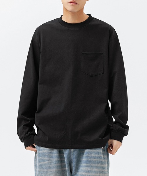 aimoha(アイモハ)の「aimoha outdoor ユニセックス ポケットTシャツ(Tシャツ/カットソー・レディース・ブラック/ホワイト/ネイビー・MEDIUM/LARGE/X-LARGE)」の2枚目の写真
