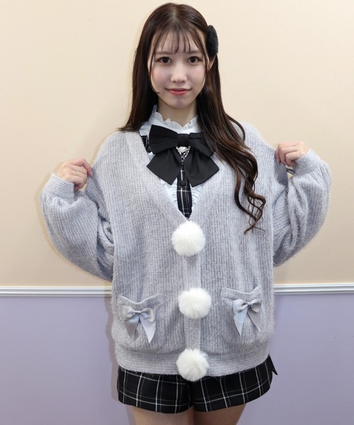 Secret Honey（シークレットハニー）の「ファーポンポン付レースアップ