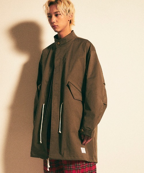EFFECTEN(エフェクテン)の「mj9763- Habit sleeve mods coat モッズコート(モッズコート・メンズ・ブラック/オリーブ・FREE)」の4枚目の写真