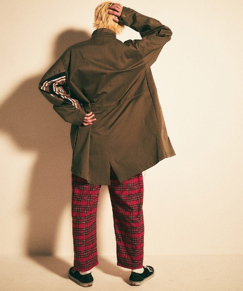 EFFECTEN(エフェクテン)の「mj9763- Habit sleeve mods coat モッズコート(モッズコート・メンズ・ブラック/オリーブ・FREE)」の5枚目の写真