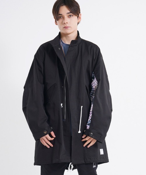 EFFECTEN(エフェクテン)の「mj9763- Habit sleeve mods coat モッズコート(モッズコート・メンズ・ブラック/オリーブ・FREE)」の10枚目の写真