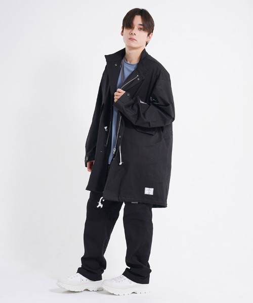EFFECTEN(エフェクテン)の「mj9763- Habit sleeve mods coat モッズコート(モッズコート・メンズ・ブラック/オリーブ・FREE)」の11枚目の写真