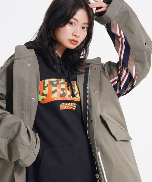 EFFECTEN(エフェクテン)の「mj9763- Habit sleeve mods coat モッズコート(モッズコート・メンズ・ブラック/オリーブ・FREE)」の12枚目の写真