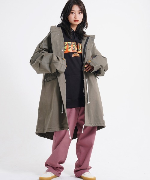 EFFECTEN(エフェクテン)の「mj9763- Habit sleeve mods coat モッズコート(モッズコート・メンズ・ブラック/オリーブ・FREE)」の14枚目の写真