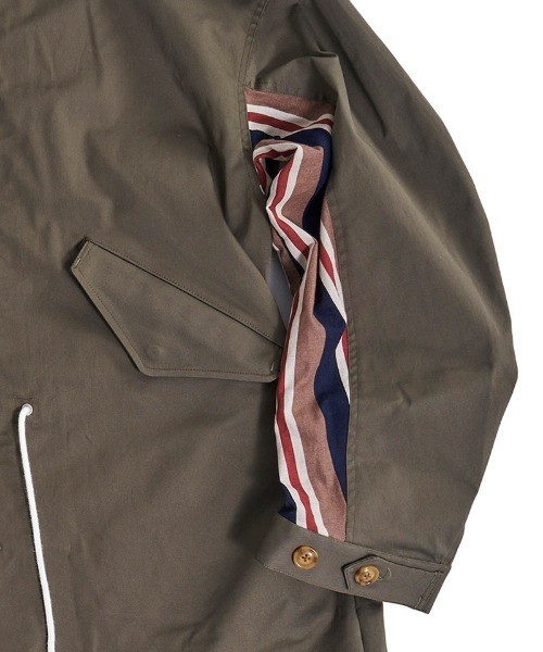 EFFECTEN(エフェクテン)の「mj9763- Habit sleeve mods coat モッズコート(モッズコート・メンズ・ブラック/オリーブ・FREE)」の17枚目の写真