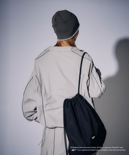 Reebok(リーボック)の「【Reebok別注】ロゴビーニー(ニットキャップ/ビーニー・メンズ・チャコールグレー/ライトグレー/スカイブルー・ONE SIZE)」の11枚目の写真