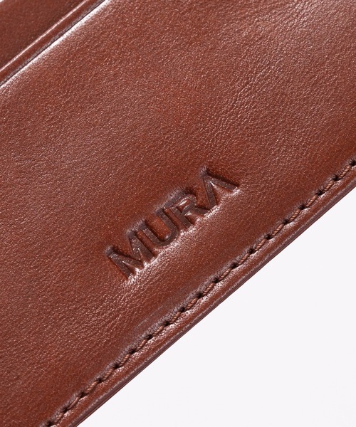 MURA（ムラ）の「牛本革 コンパクト 薄型 ミニ お札入れ カードケース（カードケース・メンズ・ブラウン/ダークブラウン・FREE）」の12枚目の写真