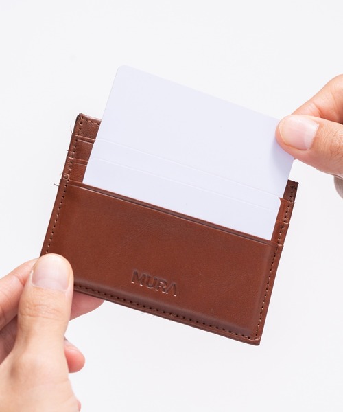 MURA（ムラ）の「牛本革 コンパクト 薄型 ミニ お札入れ カードケース（カードケース・メンズ・ブラウン/ダークブラウン・FREE）」の16枚目の写真