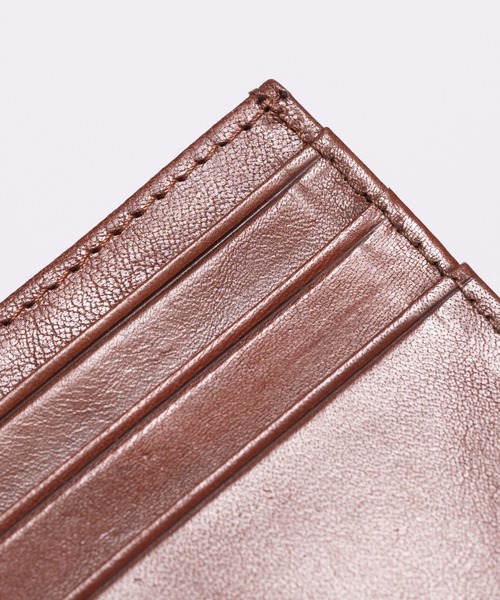 MURA（ムラ）の「牛本革 コンパクト 薄型 ミニ お札入れ カードケース（カードケース・メンズ・ブラウン/ダークブラウン・FREE）」の19枚目の写真
