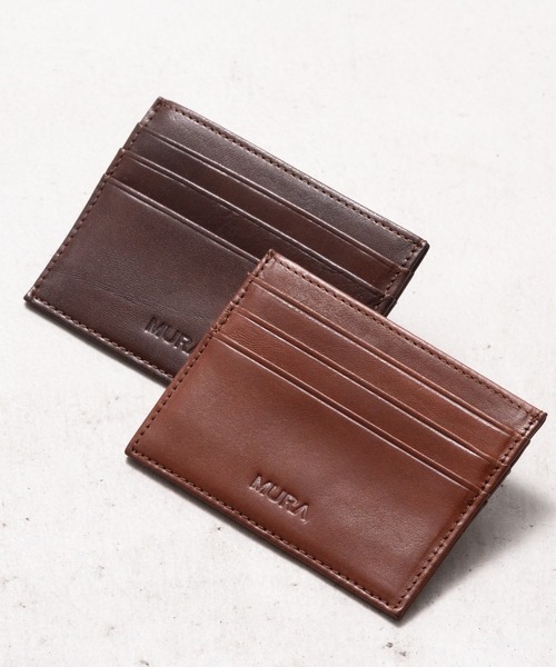 MURA（ムラ）の「牛本革 コンパクト 薄型 ミニ お札入れ カードケース（カードケース・メンズ・ブラウン/ダークブラウン・FREE）」の11枚目の写真