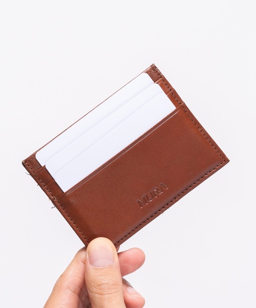 MURA（ムラ）の「牛本革 コンパクト 薄型 ミニ お札入れ カードケース（カードケース・メンズ・ブラウン/ダークブラウン・FREE）」の17枚目の写真