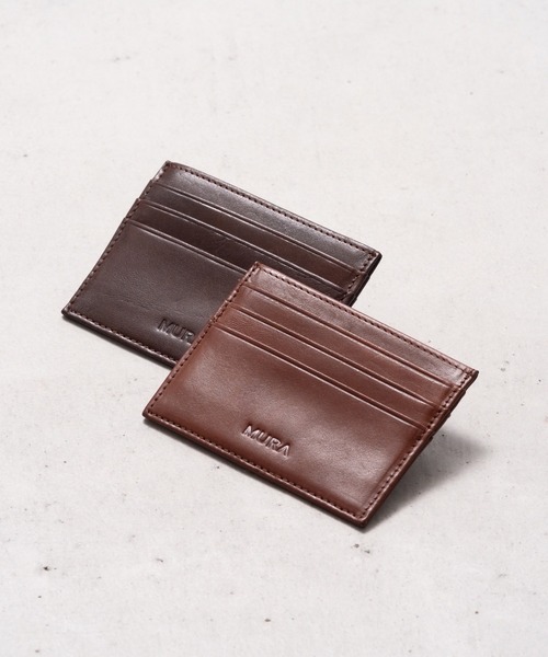 MURA（ムラ）の「牛本革 コンパクト 薄型 ミニ お札入れ カードケース（カードケース・メンズ・ブラウン/ダークブラウン・FREE）」の20枚目の写真