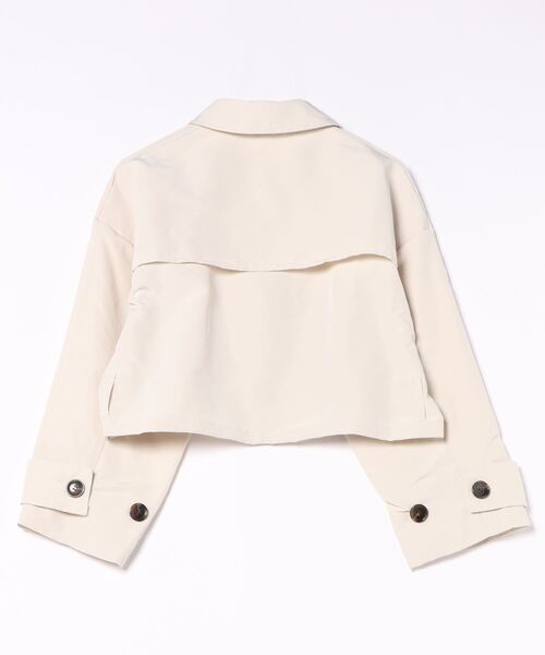 coca（coca）（コカ）の「ショート丈トレンチコート（トレンチコート・レディース・アイボリー/ベージュ・L/M）」の13枚目の写真