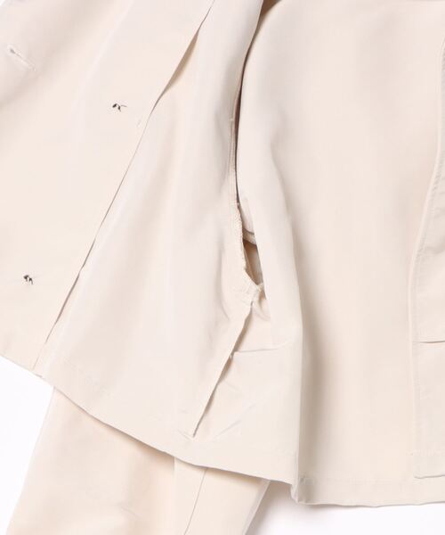 coca（coca）（コカ）の「ショート丈トレンチコート（トレンチコート・レディース・アイボリー/ベージュ・L/M）」の12枚目の写真
