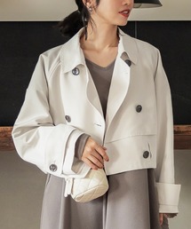 coca（coca） | ショート丈トレンチコート(トレンチコート)