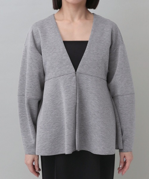 【e/rm】ペプラムカーディガンセットドレスワンピース（ワンピース）｜e/rm（イーアールエム）