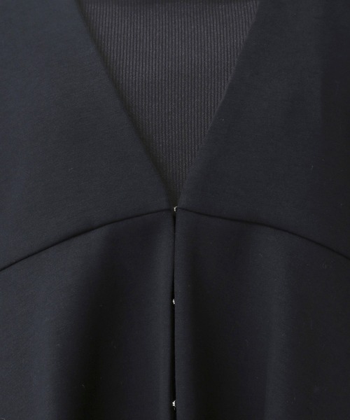 【e/rm】ペプラムカーディガンセットドレスワンピース（ワンピース）｜e/rm（イーアールエム）