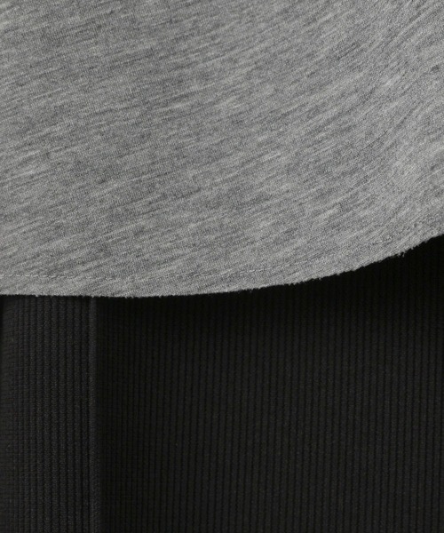 【e/rm】ペプラムカーディガンセットドレスワンピース（ワンピース）｜e/rm（イーアールエム）