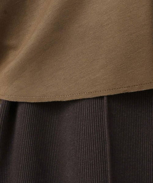 【e/rm】ペプラムカーディガンセットドレスワンピース（ワンピース）｜e/rm（イーアールエム）