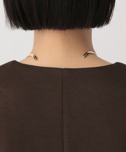 A part by（アパートバイ）の「ペプラムカーディガンセットドレスワンピース（ワンピース・レディース・オフホワイト/グレー系その他2/ネイビー/ライトベージュ/キャメル/ライトグレー/ブラウン・FREE）」の20枚目の写真