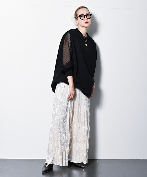CITYSHOP(シティーショップ)の「CRASH VELVET パンツ(その他パンツ・レディース・パープル/ホワイト・38/36)」の7枚目の写真