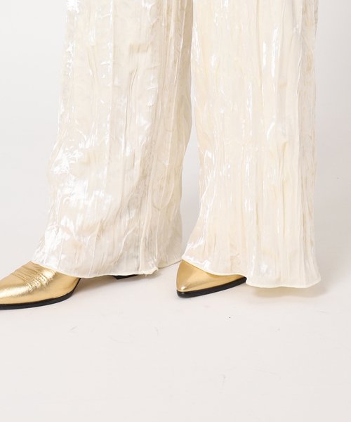 CITYSHOP(シティーショップ)の「CRASH VELVET パンツ(その他パンツ・レディース・パープル/ホワイト・38/36)」の22枚目の写真