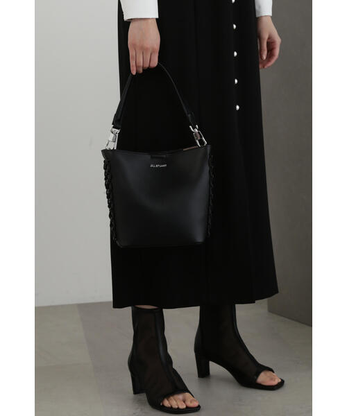 JILL STUART(ジルスチュアート)の「◆ツイストサイドトート(トートバッグ・レディース・ベージュ/ブラック・フリ-)」の3枚目の写真