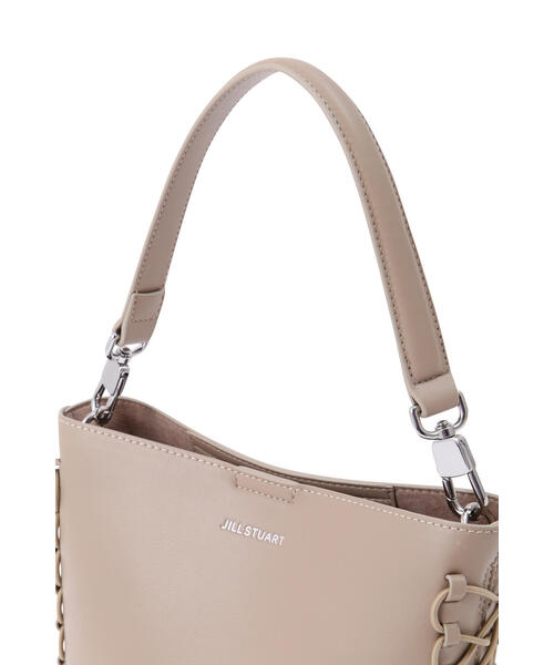 JILL STUART(ジルスチュアート)の「◆ツイストサイドトート(トートバッグ・レディース・ベージュ/ブラック・フリ-)」の7枚目の写真